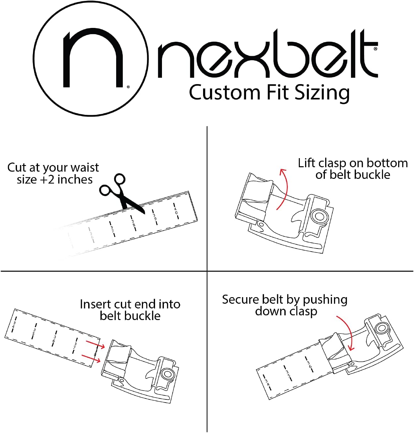 HOTNexbelt Men's Braided Ratchet Golf Belt – Adjustable, Stretch Fit – For Casual Wear & Golfing (Fits up to 50") - Liberty