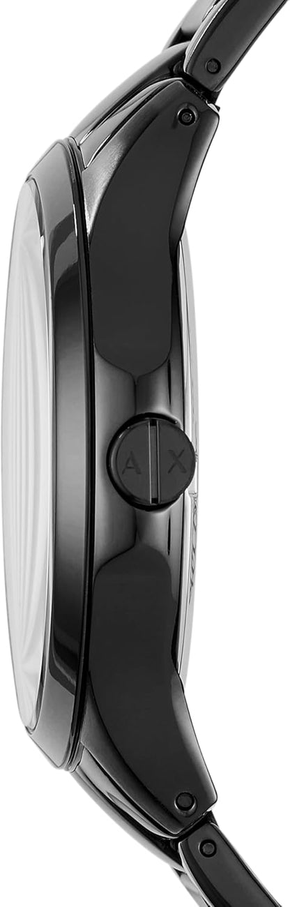 HOTA|X Armani Exchange Men's Watch, Three-Hand Stainless Steel Watch for Men