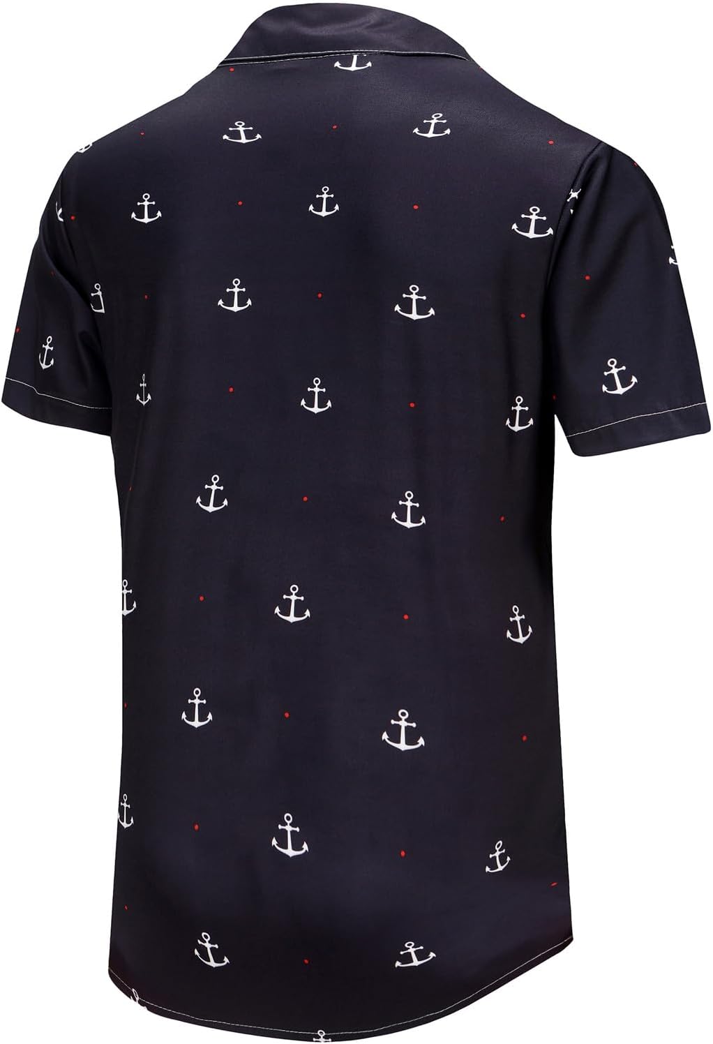 HOTKYKU Funky Hawaiian Shirt for Men Palm Beach Shirts Tropical Vacation Clothes