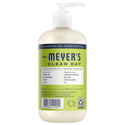 HOTMRS. MEYER'S CLEAN DAY Hand Soap, Lemon Verbena Scent, 12.5 Fl Oz Bottle - 3 Pack