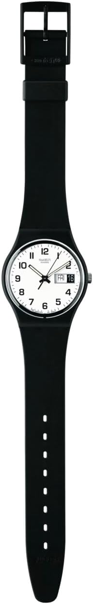 HOTSwatch Gent Standard Once Again Quartz Watch, Black