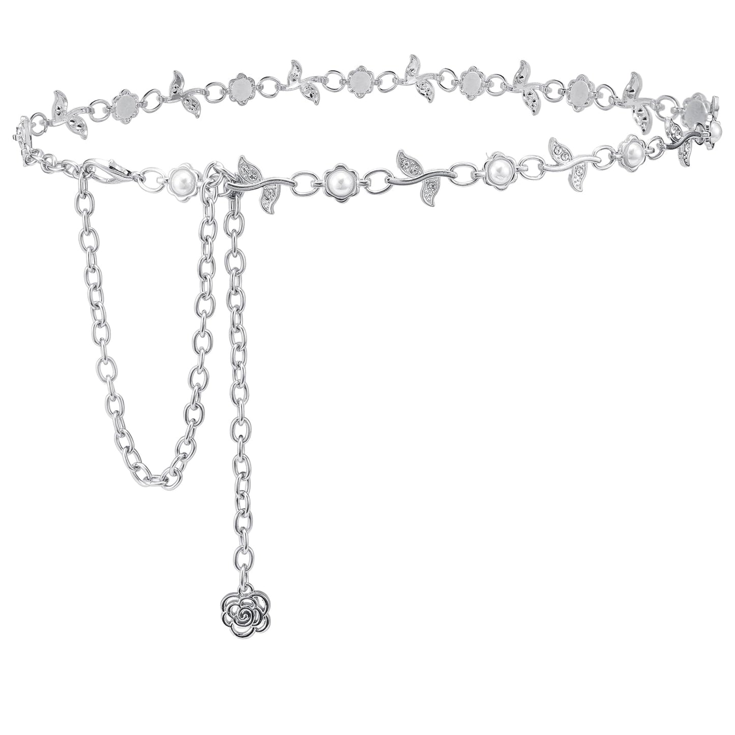 HOTYooAi Rhinestone Belt Womens Formal Dress Belt Diamond Bling Wedding Bridal Belt