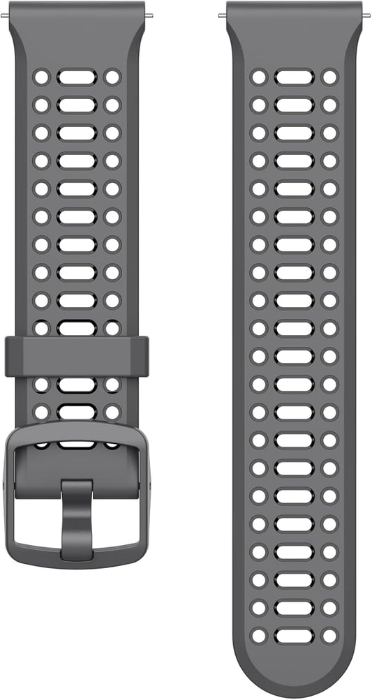 HOTCOROS 22mm Silicone Band - Aero Black | Only compatible with PACE 4, PACE 3, PACE Pro, APEX 4 42mm, APEX 2 Pro, APEX Pro, APEX 1 46mm