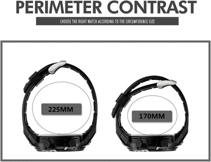 HOTIJAHWRS Mens Digital Watch Sports Outdoor Chronograph Wrist Watches for Men with LED Back Ligh/Alarm/Date Black