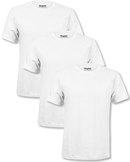 HOTKingsted T-Shirts for Men Pack - Royally Comfortable - Super Soft Premium Fabric - Well-Crafted Classic Tee