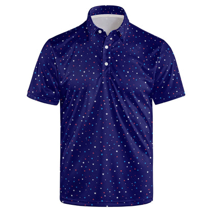 HOTGolf Polos for Men Funny Moisture Wicking Golf Shirts Performance Quick-Dry Polo Shirts Short Sleeve