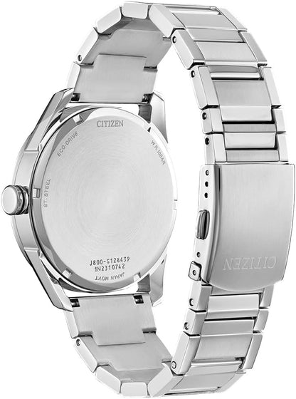 HOTCitizen Men's Classic Eco-Drive Watch with 3-Hand Day and Date