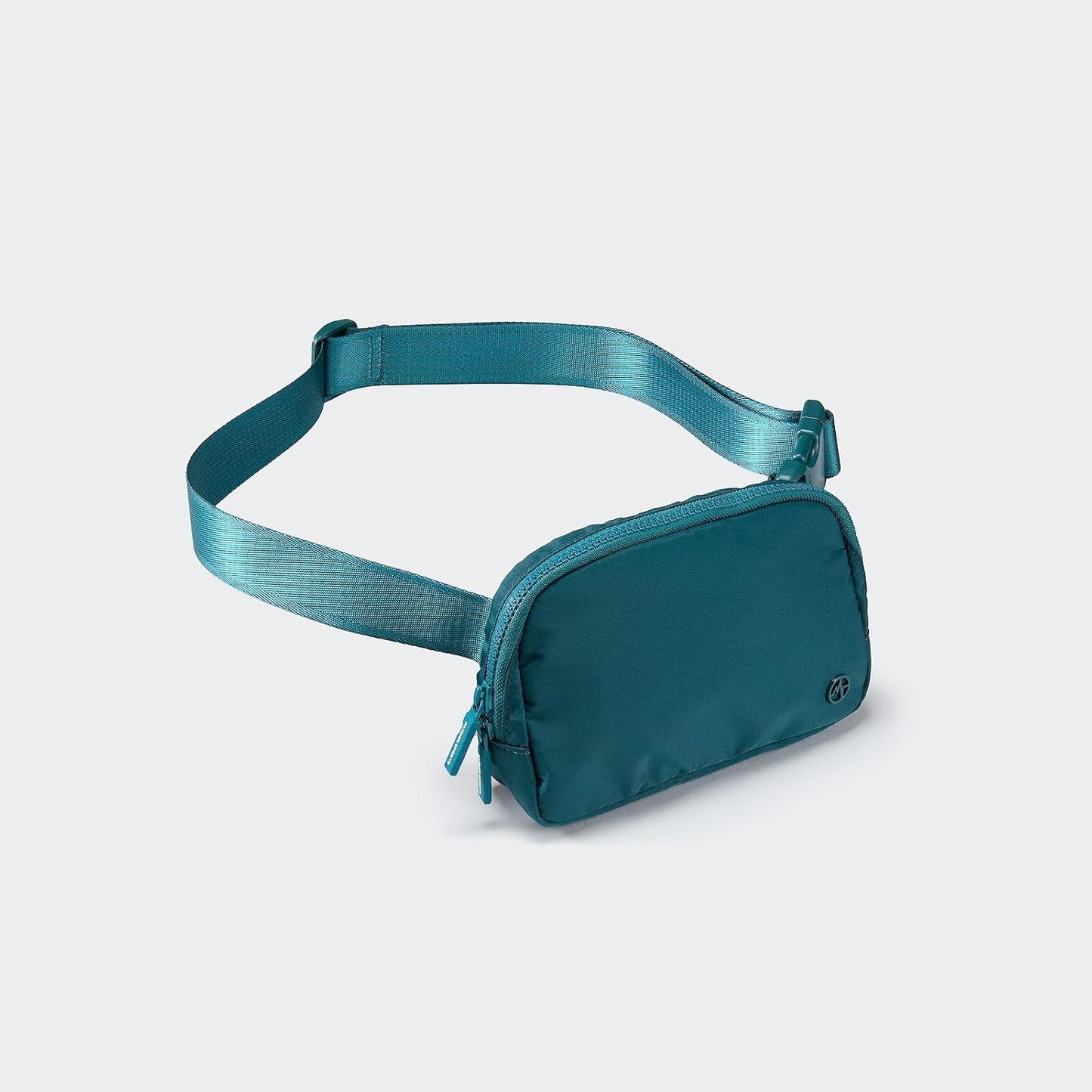 HOTPander Two Way Zipper Fanny Pack Nylon Everywhere Belt Bag for Women, Water Repellent Waist Packs, Crossbody Bags with Adjustable Strap (Teal Blue).