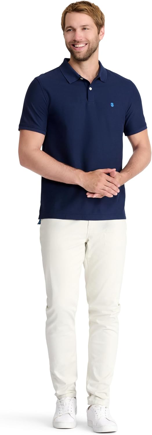 HOTIzod Men's Advantage Performance Short Sleeve Fashion Polo Shirt