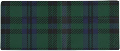 HOTSlim Wallet for Women, Bifold Large Capacity Card Holder Wallet with Cash Compartments and ID Window, Cute Change Purse Easy Access, Green Scottish Tartan Check Plaid