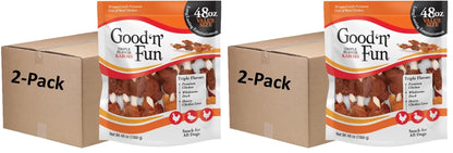 HOTGood 'n' Fun Kabobs Long-Lasting Dog Treat, With Real Proteins, Beef Hide and Premium Chicken, Supports Dental Health, Mental Stimulation, 18 count