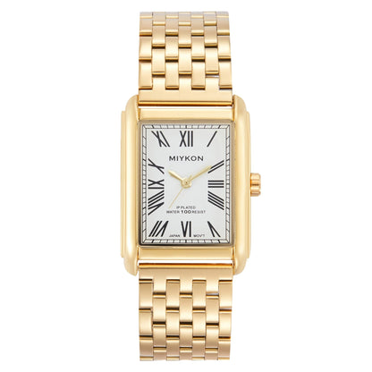 HOTMiykon Vintage Dress Watches for Men – Square Tank Watch with Solid Stainless Steel Bracelet, Mens Dress Watches – Japanese Quartz, Waterproof to 100ft