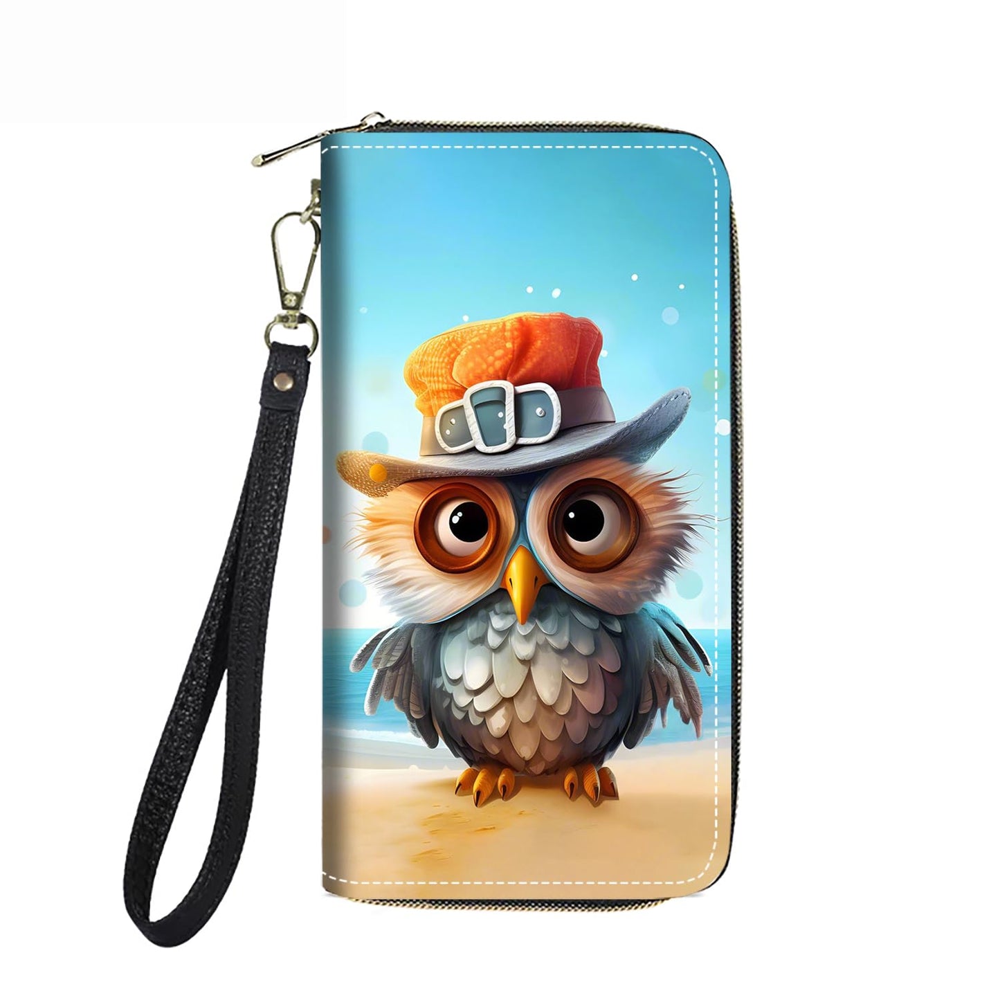HOTWomen's Large Capacity Wallet PU Leather Double Zipper Clutch Purse Multifunctional Wallet with Removable Wristlet Strap for Smart Phone/Coin/Card/Cash, Floral Quotes Bible Verse Philippians 4-13