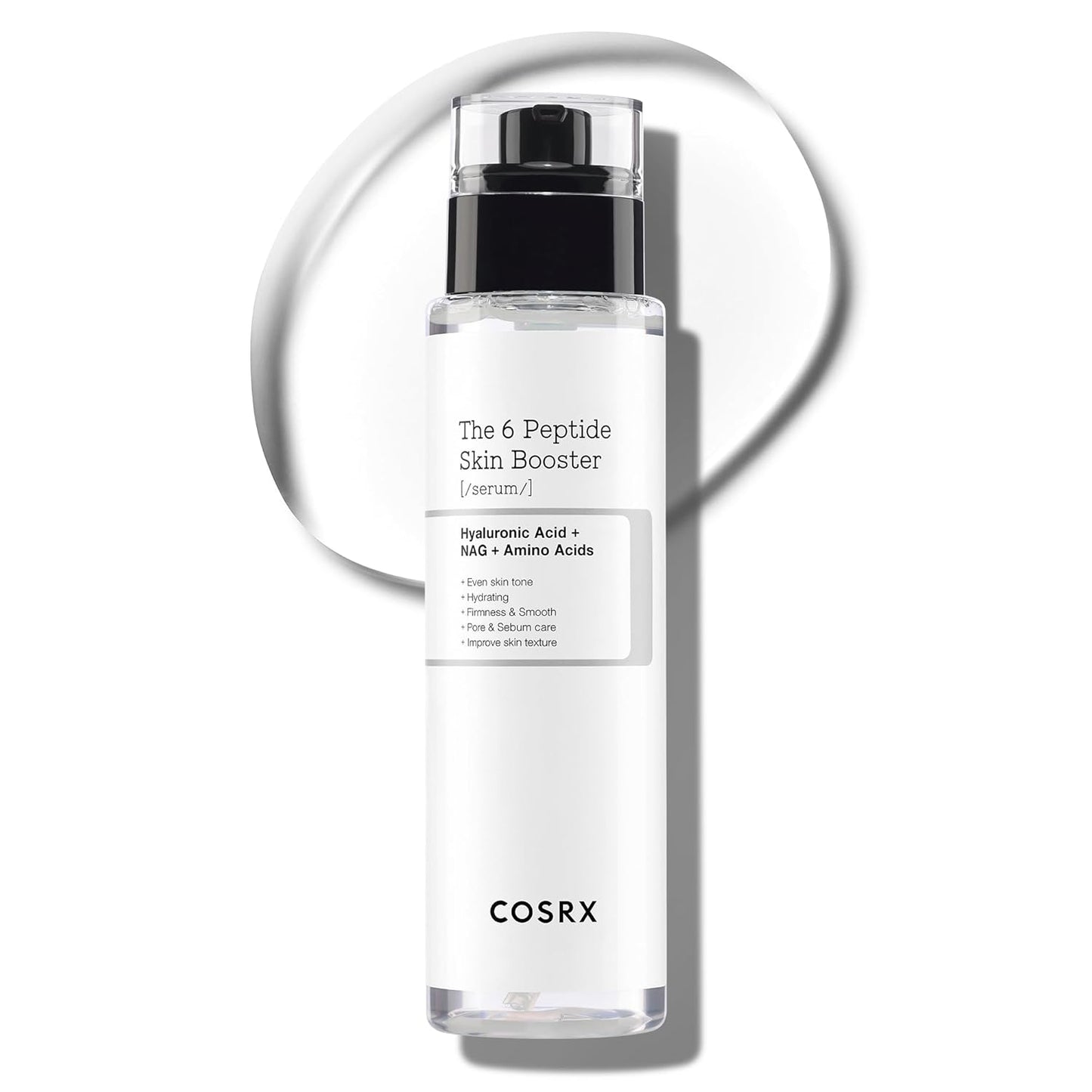 HOTCOSRX 6X Peptide Collagen Skin Booster Toner Serum for Dull & Uneven Skin, Preps Skin with Copper Peptides, GHK-Cu, Skin Renewal Boosting Facial Essence, Korean Skin Care, 5.07 oz