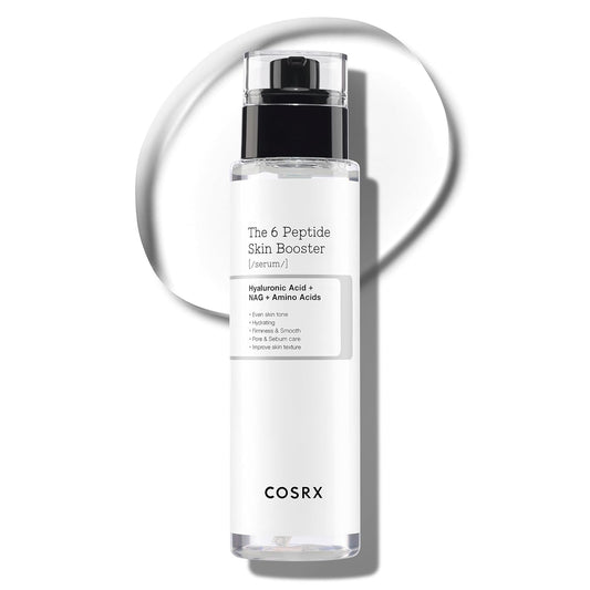 HOTCOSRX 6X Peptide Collagen Skin Booster Toner Serum for Dull & Uneven Skin, Preps Skin with Copper Peptides, GHK-Cu, Skin Renewal Boosting Facial Essence, Korean Skin Care, 5.07 oz