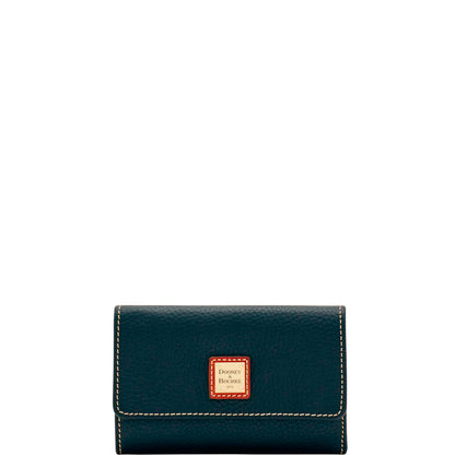 HOTDooney & Bourke Pebble Grain Flap Wallet