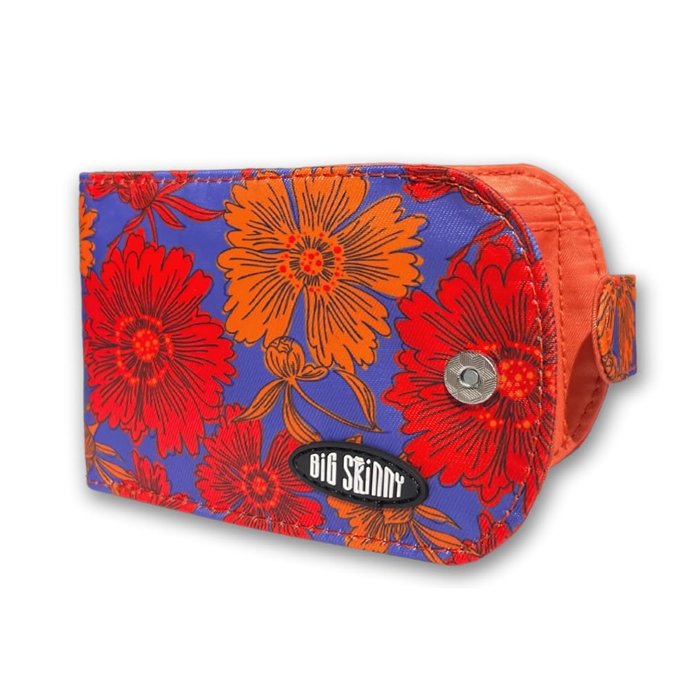 HOTBig Skinny Women's Taxicat Bi-Fold Slim Wallet, Holds Up to 25 Cards
