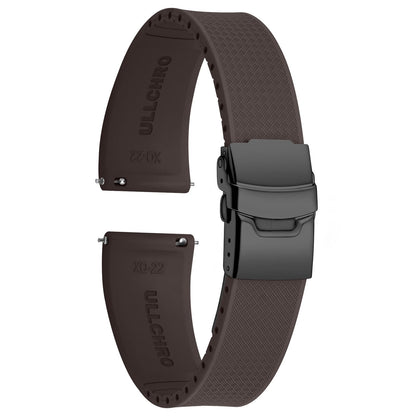 HOTSilicone Watch Band Quick Release Strap FKM Waterproof Watch Bands for Men 20mm 22mm Replacement Strap Sport Rubber Watchband