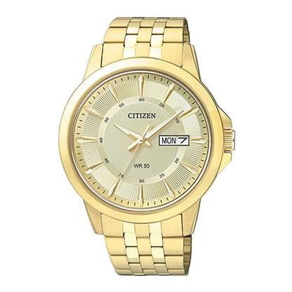 HOTCitizen Quartz Mens Watch, Stainless Steel, Classic, Gold-Tone