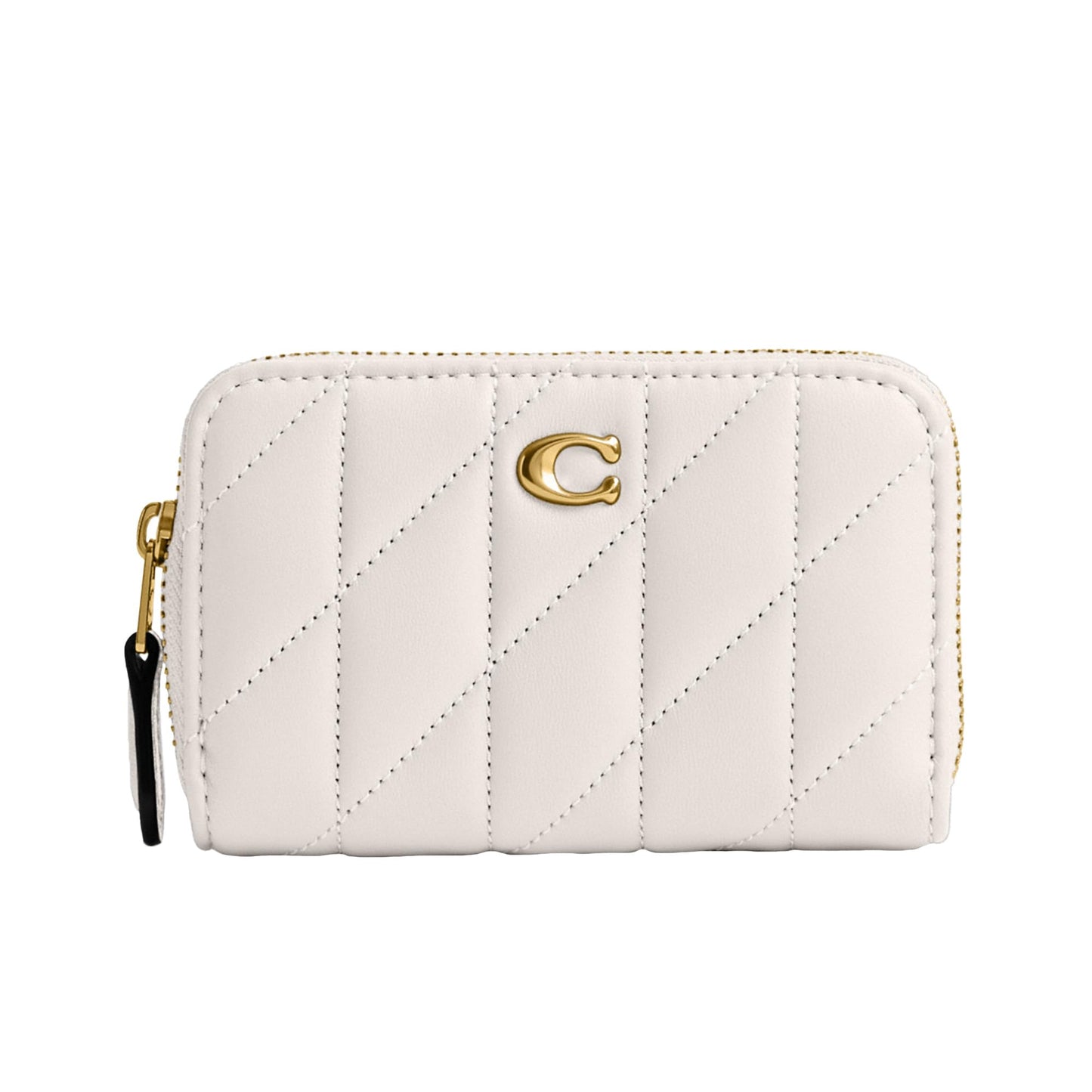 HOTCoach Essential Small Zip Around Card Case with Quilting