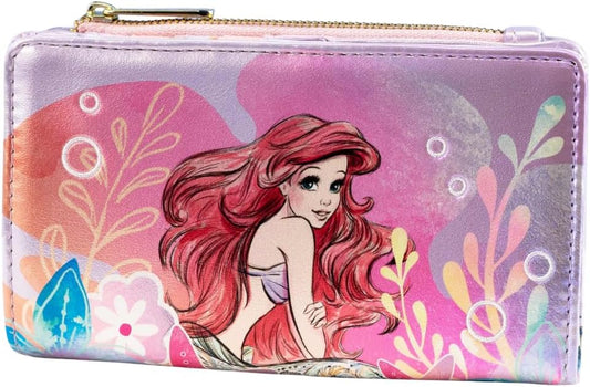 HOTLoungefly x Disney The Little Mermaid Ariel Soft Floral Wallet