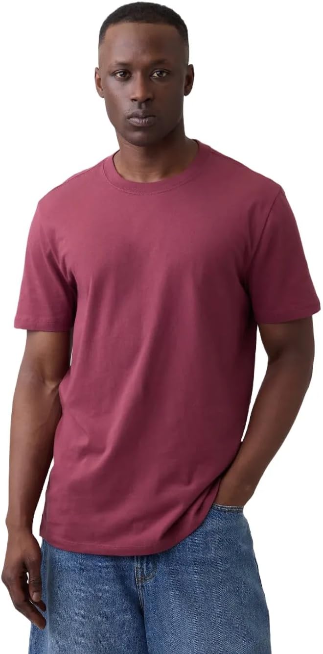 HOTGap Mens Everyday Soft Crewneck T-Shirt Tee