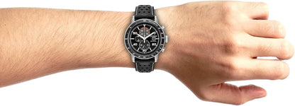 HOTCitizen Men's Eco-Drive Weekender Brycen Chronograph Watch in Stainless Steel