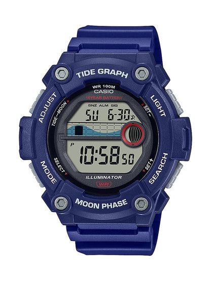 HOTCasio WS1300H Series | Digital Watch | 100 Meter Water Resistance | LED Backlight | 1/100 SEC Stopwatch | Tide Graph | Coundtown Timer | LED Light | Multi Function Alarms | 10 Year Battery