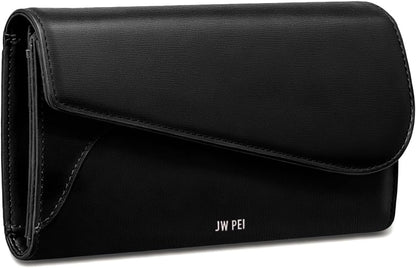 HOTJW PEI Seren Flap Long Wallet - Black
