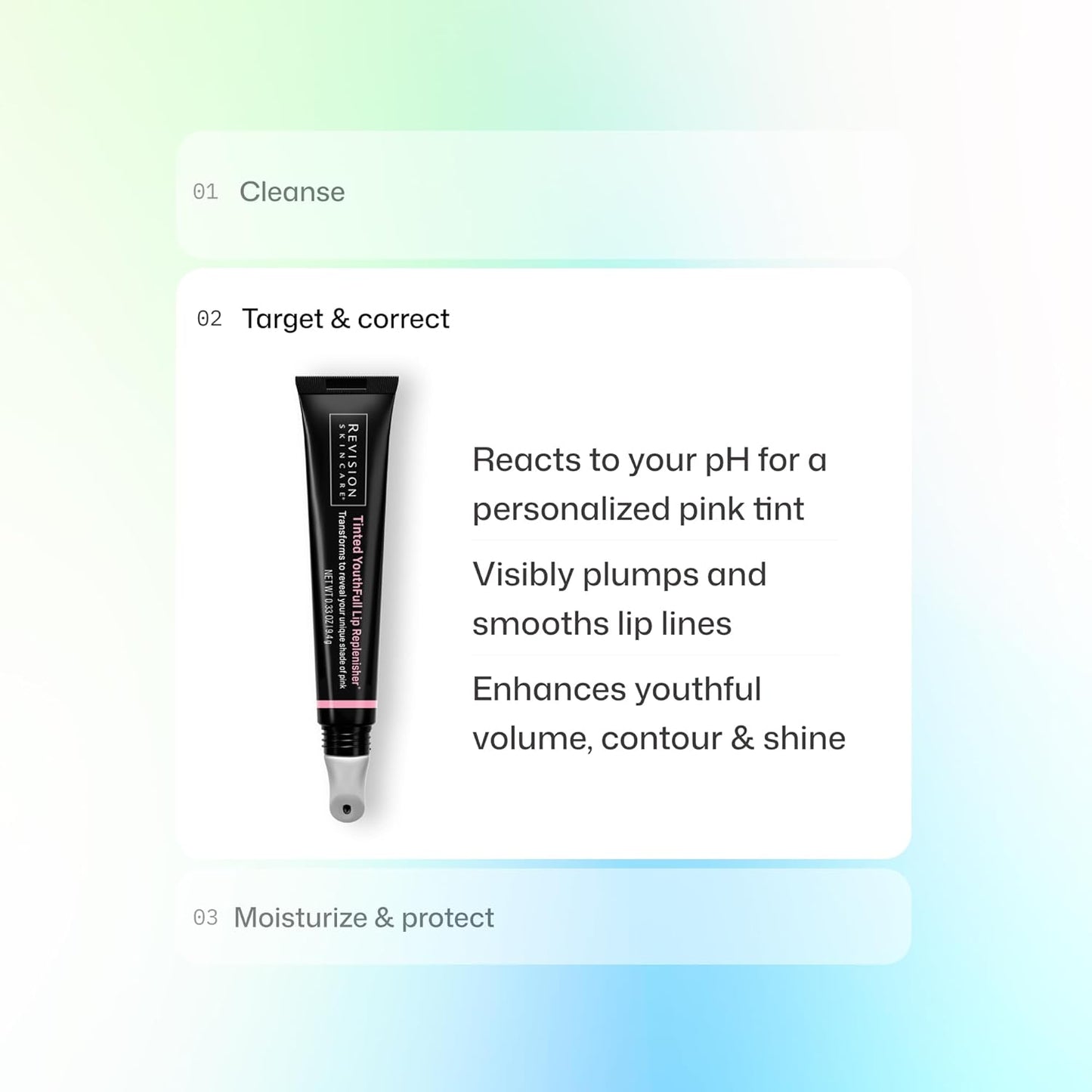 HOTRevision Skincare YouthFull Lip Replenisher®, Moisturizing Lip Plumper with Hyaluronic Acid, Volumizing, Plumping and Anti Aging