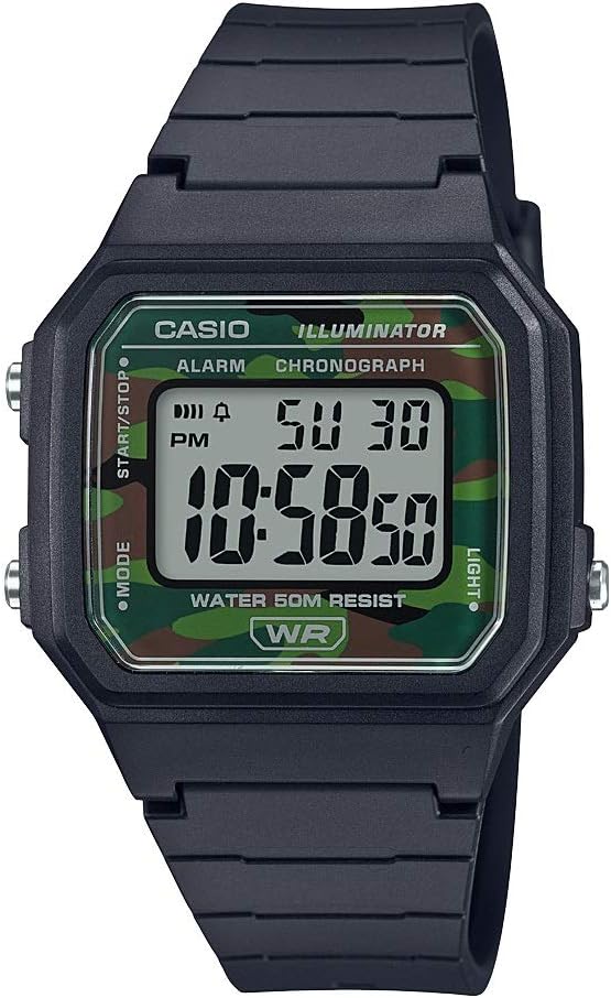 HOTCasio W217H Series | Men’s Digital Watch | 50M WR | 1/100 Second Stopwatch | LED Backlight | Countdown Timer | 100 SEC Chronograph | Daily Alarm | Hourly Time Signal | 7 Year Battery