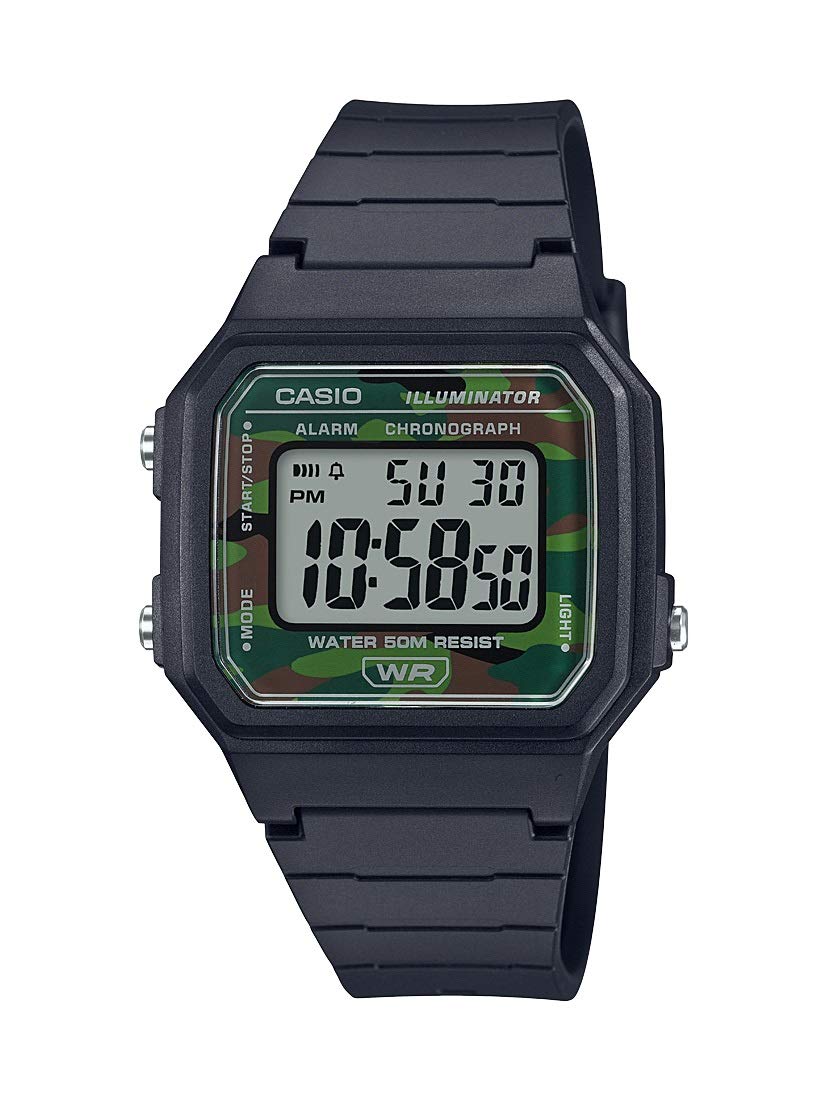 HOTCasio W217H Series | Men’s Digital Watch | 50M WR | 1/100 Second Stopwatch | LED Backlight | Countdown Timer | 100 SEC Chronograph | Daily Alarm | Hourly Time Signal | 7 Year Battery