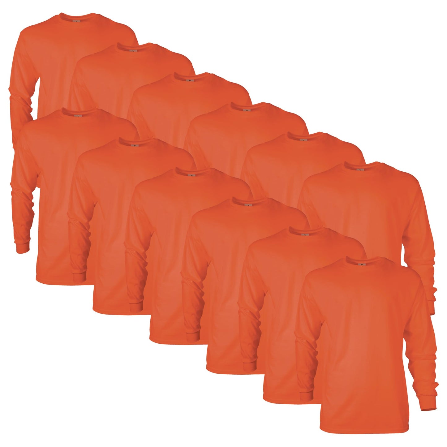 HOTGildan Adult Ultra Cotton Long Sleeve T-Shirt, Style G2400, Multipack