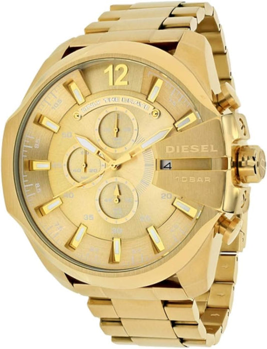 HOTDiesel Mega Chief Watch for Men, Chronograph Men's Watch