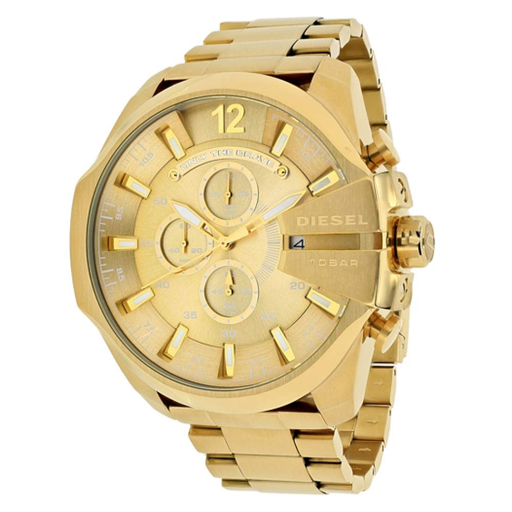 HOTDiesel Mega Chief Watch for Men, Chronograph Men's Watch