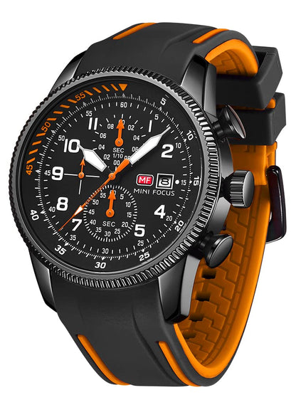 HOTAIMES Watch for Men Sport Military Waterproof Chronograph Mens Watches Analog Quartz Big Face Classic Stylish Fashion Casual Designer Business Work Wrist Watch Elegant Gift for Men