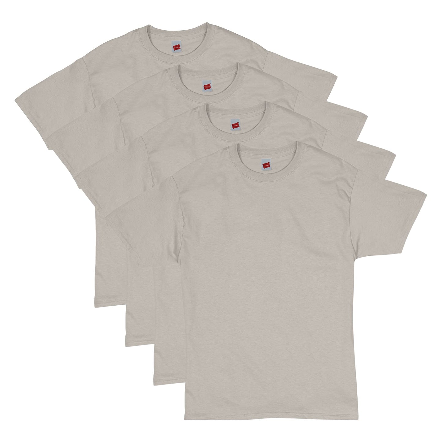 HOTHanes Men's T-Shirt Pack - 4 or 6 Pack - Essential-T Crewneck Cotton T-Shirts - Everyday Men's Clothing - Big & Tall