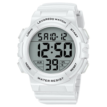 HOTMens Digital Watch, Sport Military Watches for Men Waterproof LED Screen Large Face Tactical Watch with Backlight Alarm Stopwatch Wrist Watch