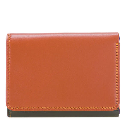 HOTmywalit Tri-Fold Leather Wallet | 8 Card Slots Wallet | ID Window & Coin Pocket | Copacabana | Stylish & Functional Accessory for Men & Women | Perfect for Everyday Use