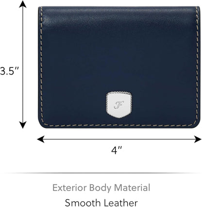 HOTFossil Women's Wallet, Lennox Small Flap Wallet for Women, Insignia Blue