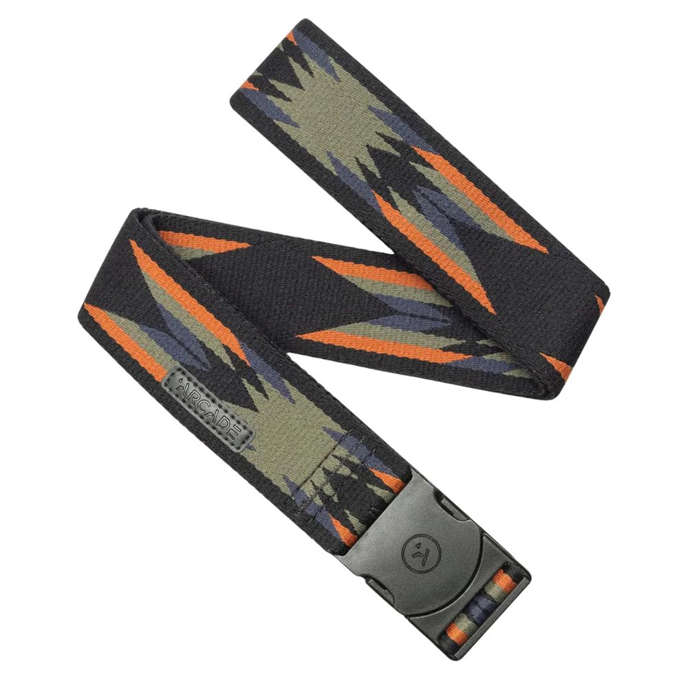 HOTArcade The Original Unisex Adventure Belt, Heavy Duty Elastic Webbing, Non-Metal Travel Friendly Buckle