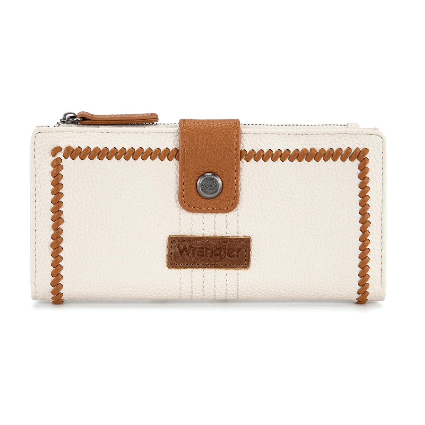 HOTMontana West X Wrangler Wallets for Women Ladies Female Bifold Card Cases Money Organizer Minimalist Travel Wallet with Rfid Lining and ID Window