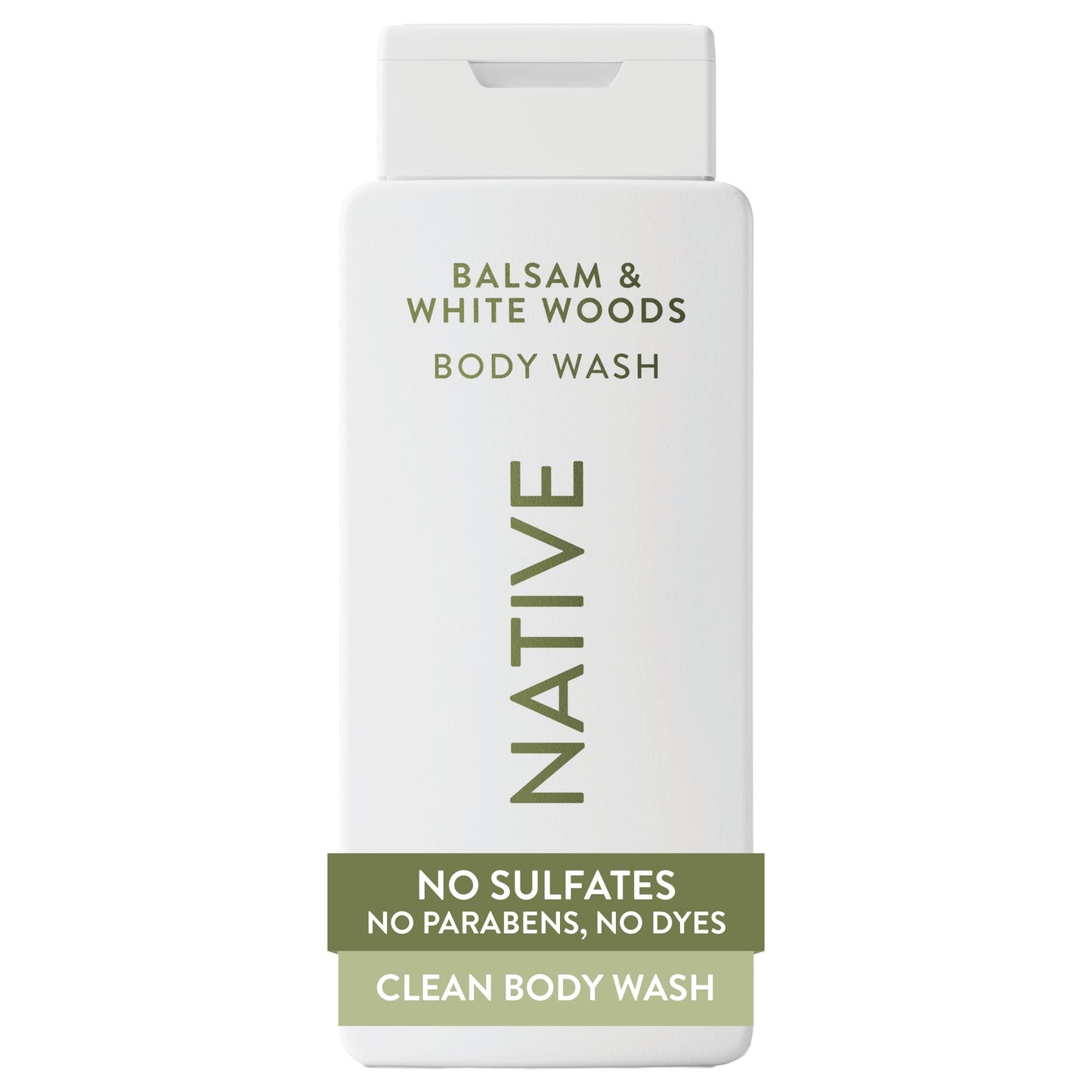 HOTNative Clean Body Wash, Gentle & pH-balanced for Sensitive Skin, 24-Hr Freshness for Men & Women, Vegan & Cruelty-Free, Free of Sulfates, Parabens & Phthalates, Sea Salt & Cedar, 18 fl oz