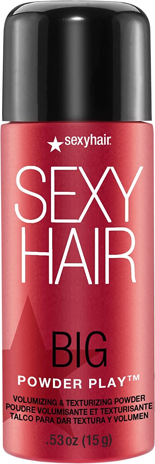 HOTSexyHair Big Powder Play Volumizing & Texturizing Powder, 0.53 Oz | Colorless on Hair | Fragrance Free | Instant Lift