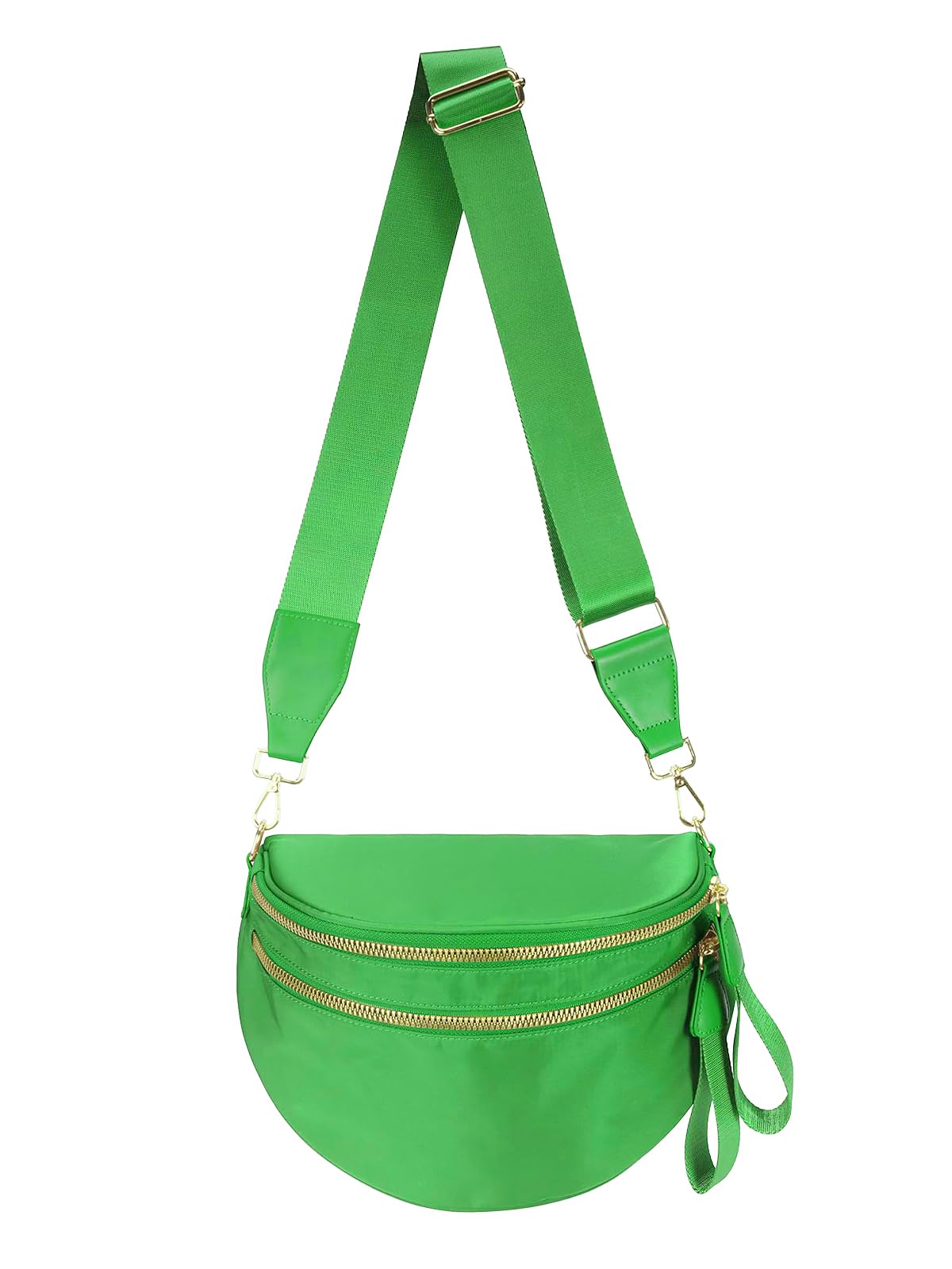 HOTPure Colour Crossbody Bag Bum Bag for Women,Spacious Purse Fanny Packs Belt Bag,Oversized Bum Bag (Colour Bum Bag-Coffee)