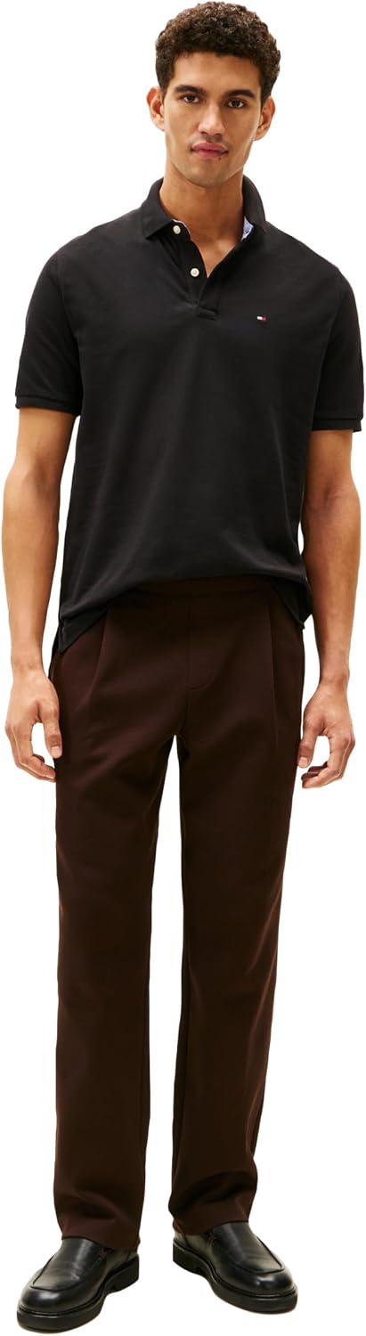 HOTTommy Hilfiger Men's Short Sleeve Cotton Pique Polo Shirt in Classic Fit
