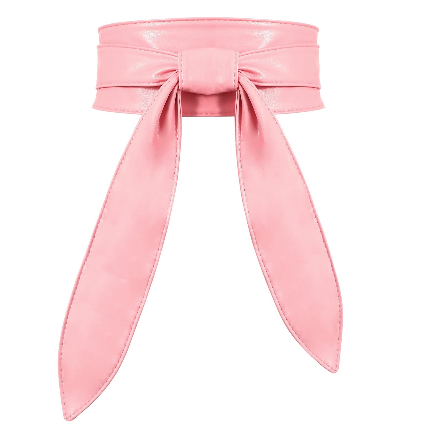 HOTWHIPPY Women Obi Belt Fashion Wrap Around Wide Waistband Knotted Belt for Dress