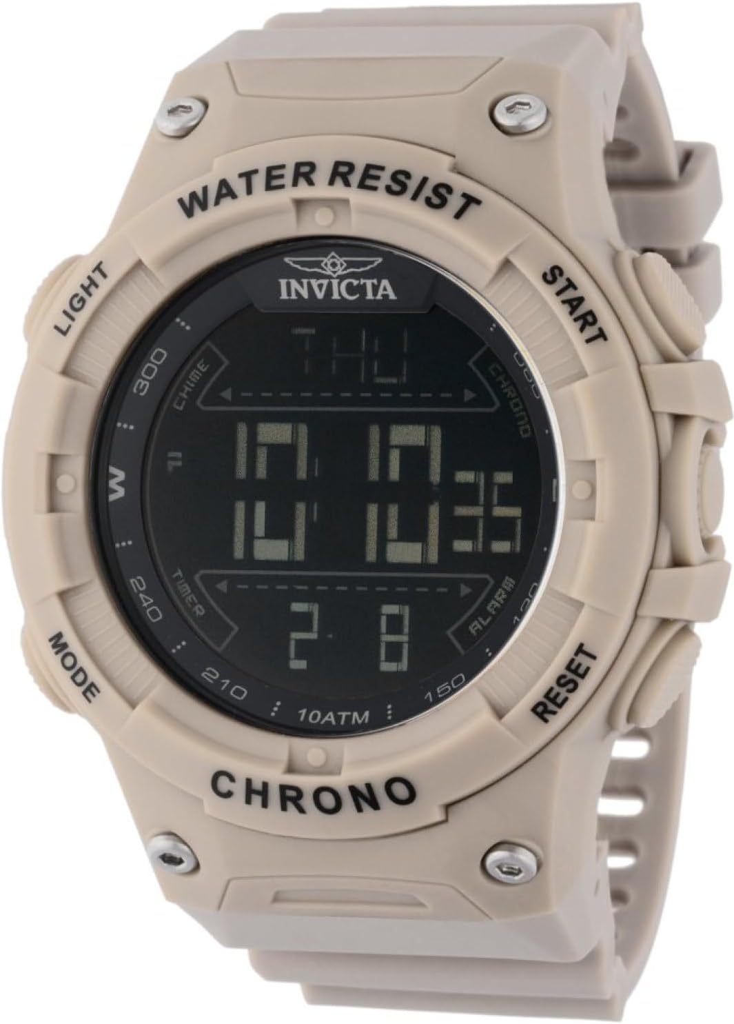 HOTInvicta Racing Men 52mm Dial Electronic Digital