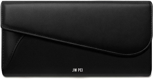 HOTJW PEI Seren Flap Long Wallet - Black