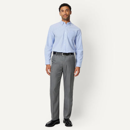 HOTAmazon Essentials Men's Long-Sleeve Pocket Oxford Shirt